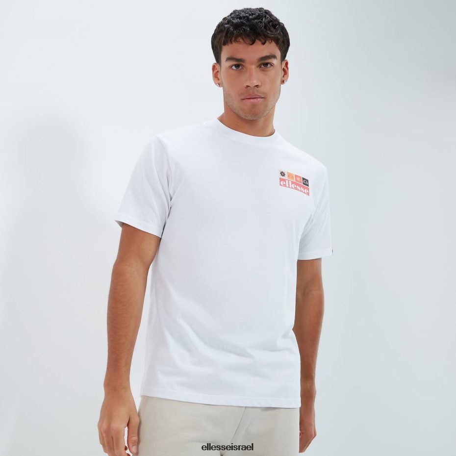 Ellesse הַלבָּשָׁה לבן גברים טי mestiere 8T0ZPV394