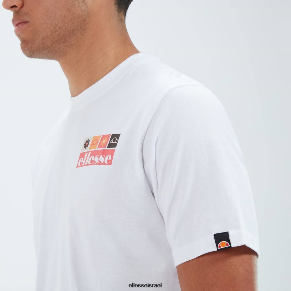 Ellesse הַלבָּשָׁה לבן גברים טי mestiere 8T0ZPV394
