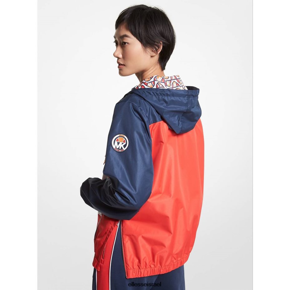 Ellesse הַלבָּשָׁה לחסום צבע נשים מעיל רוח מתערובת כותנה mk 8T0ZPV157