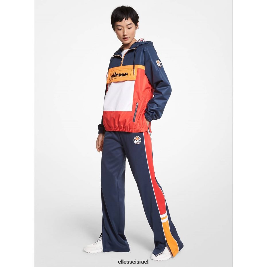 Ellesse הַלבָּשָׁה לחסום צבע נשים מעיל רוח מתערובת כותנה mk 8T0ZPV157