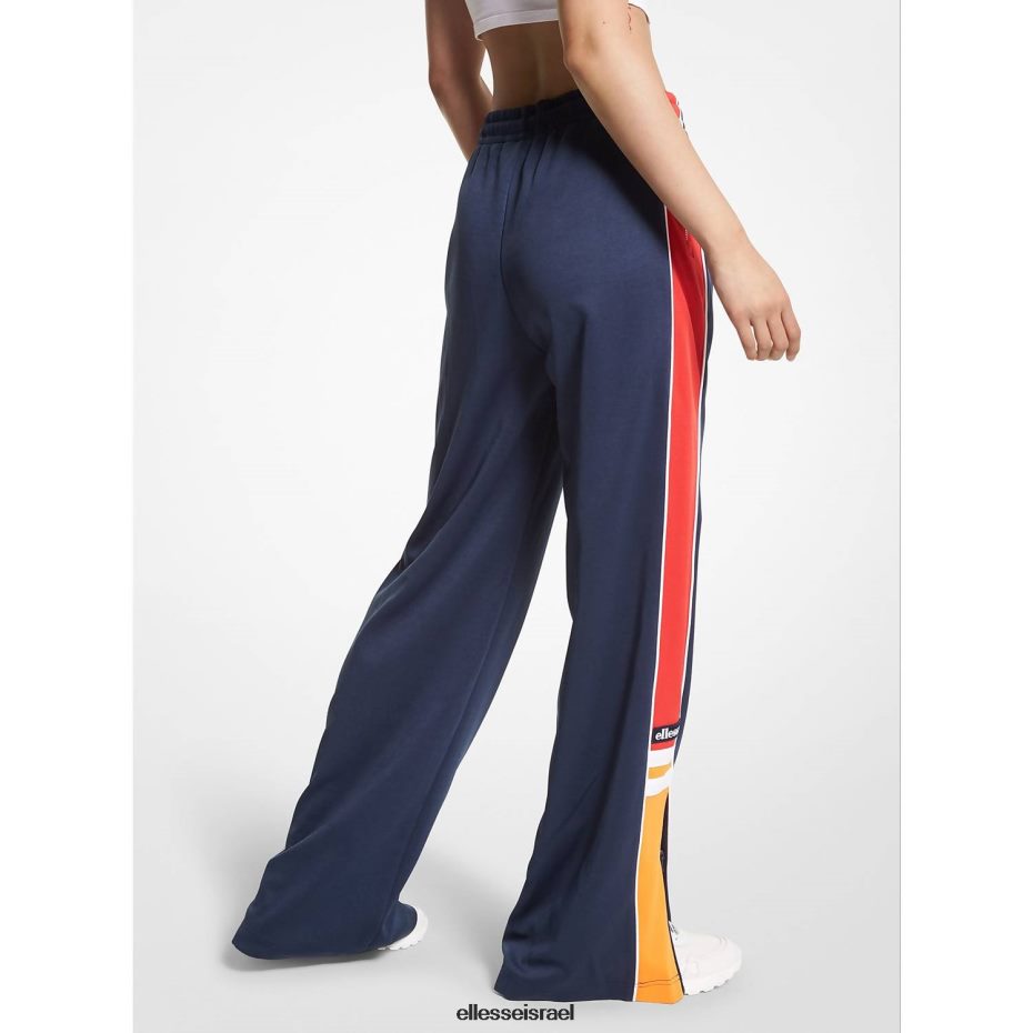 Ellesse הַלבָּשָׁה מְפוּספָּס נשים מכנסי ספורט בתערובת כותנה mk 8T0ZPV17
