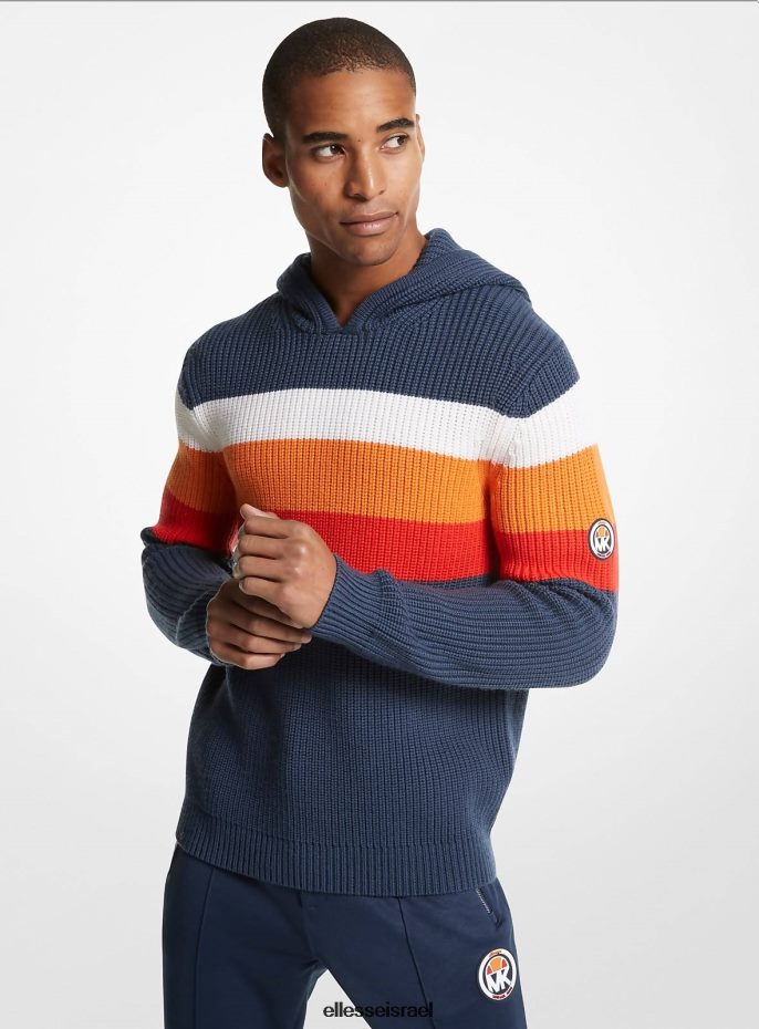 Ellesse הַלבָּשָׁה כְּחוֹל גברים mk סוודר קפוצ'ון 8T0ZPV309