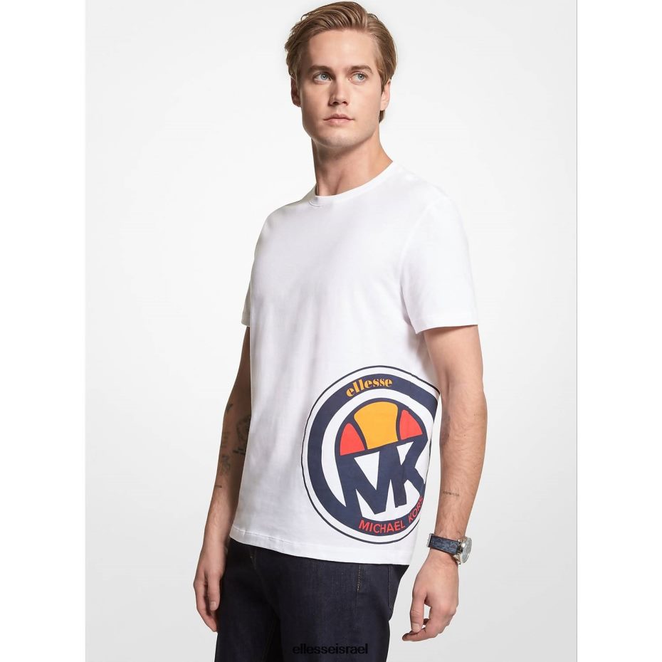 Ellesse הַלבָּשָׁה סֵמֶל גברים חולצת טריקו מכותנה mk 8T0ZPV392
