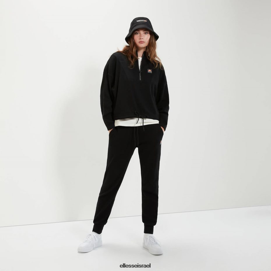 Ellesse הַלבָּשָׁה שָׁחוֹר נשים oprello crop track top 8T0ZPV16