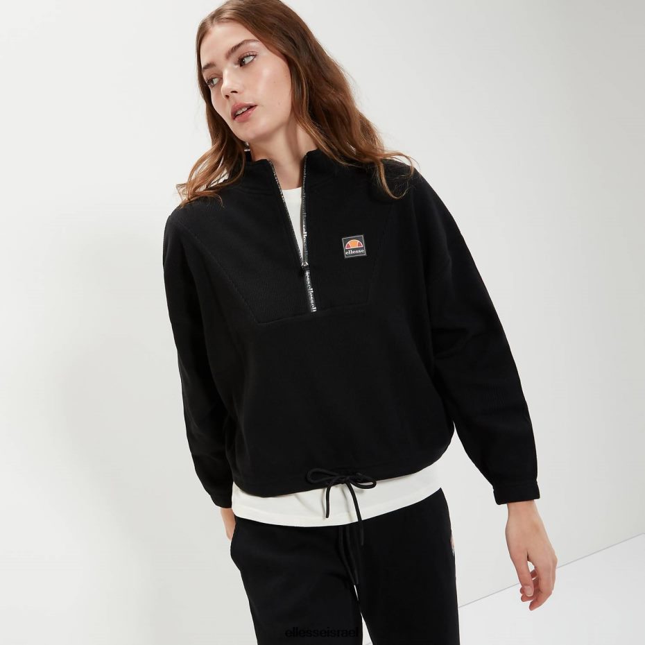 Ellesse הַלבָּשָׁה שָׁחוֹר נשים oprello crop track top 8T0ZPV16