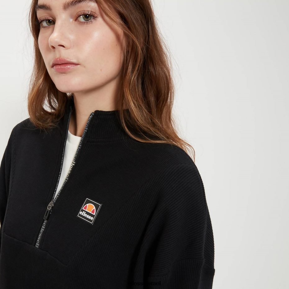 Ellesse הַלבָּשָׁה שָׁחוֹר נשים oprello crop track top 8T0ZPV16