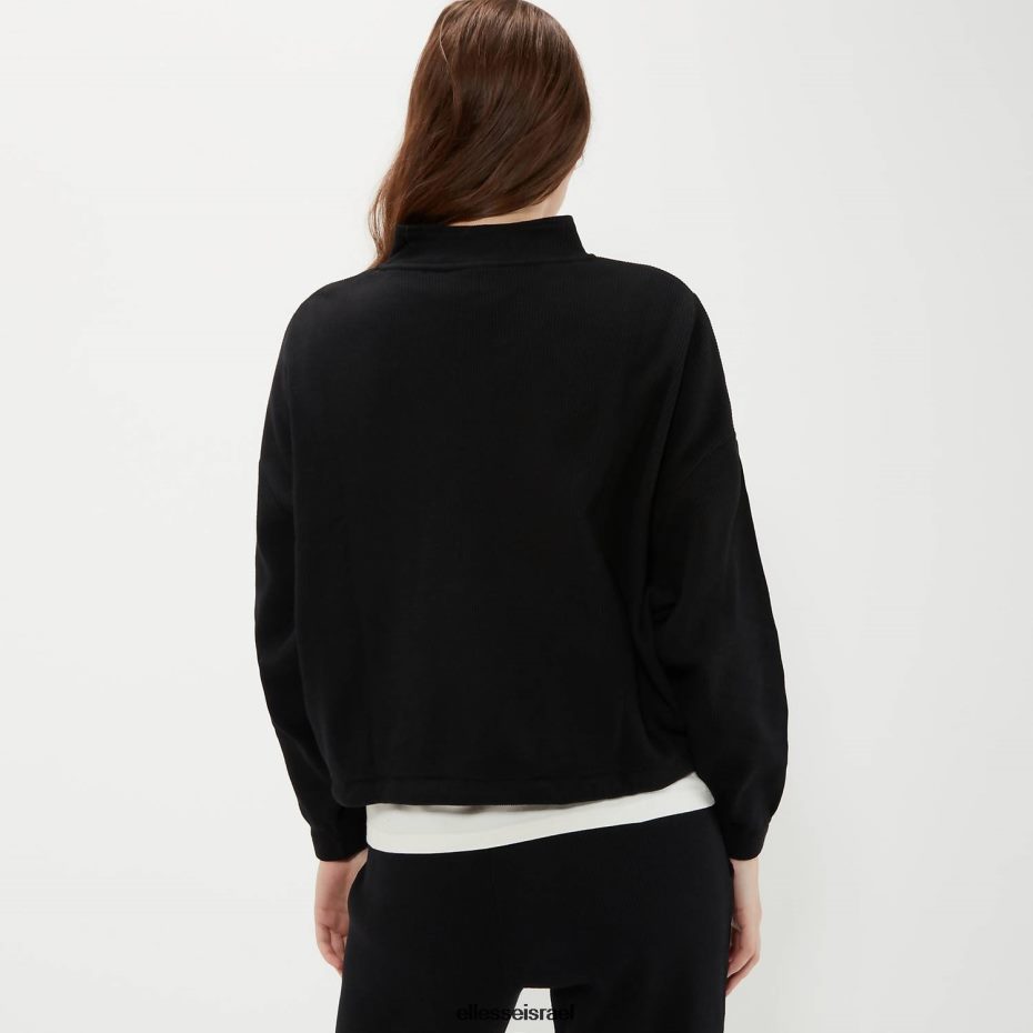 Ellesse הַלבָּשָׁה שָׁחוֹר נשים oprello crop track top 8T0ZPV16