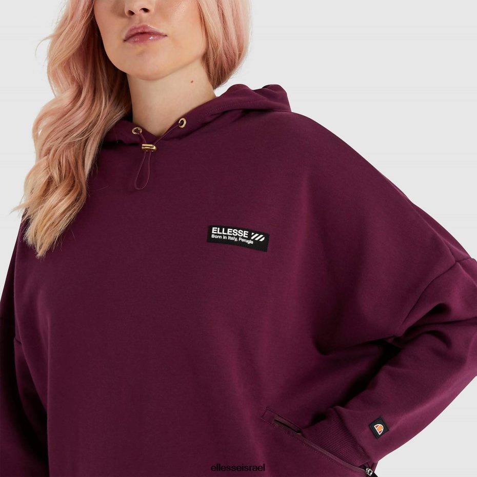 Ellesse הַלבָּשָׁה סגול כהה נשים semprevisa הודי 8T0ZPV175