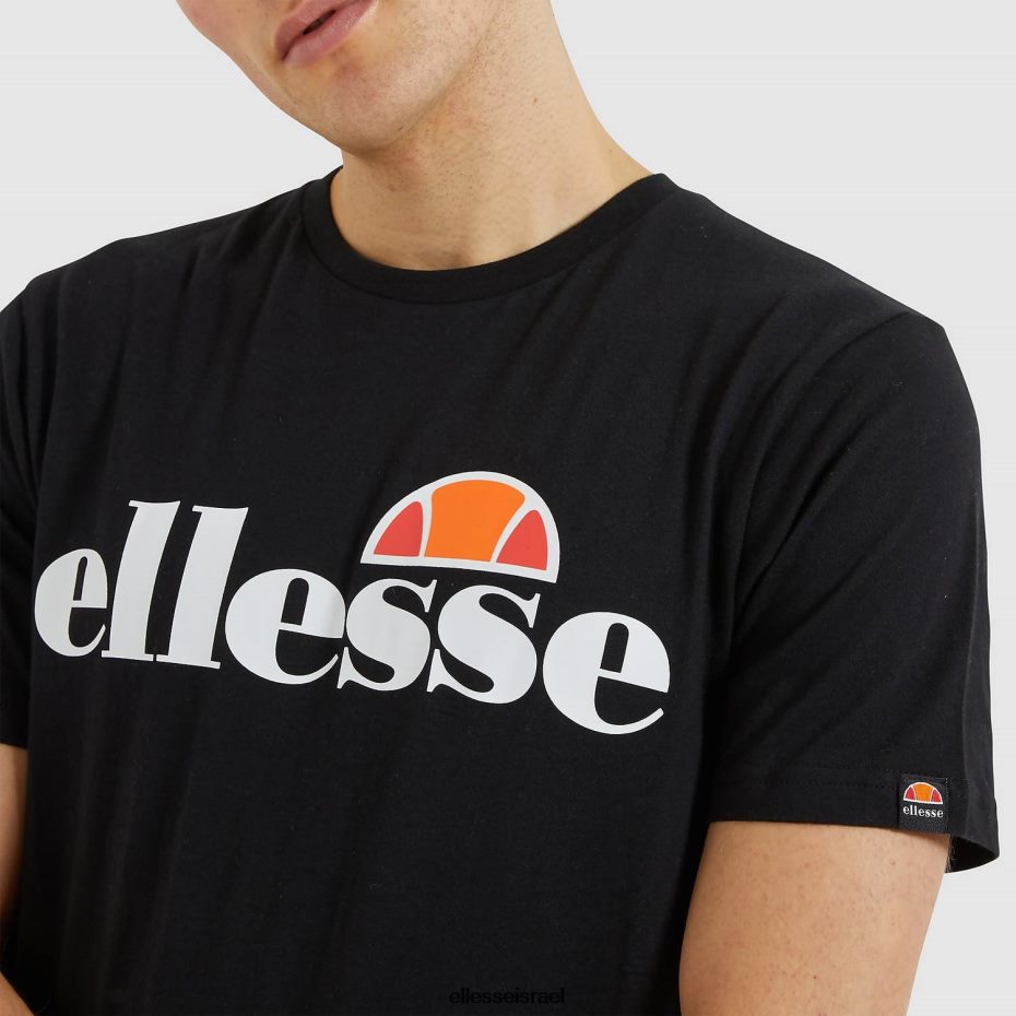 Ellesse הַלבָּשָׁה שָׁחוֹר גברים חולצת טריקו sl prado 8T0ZPV364