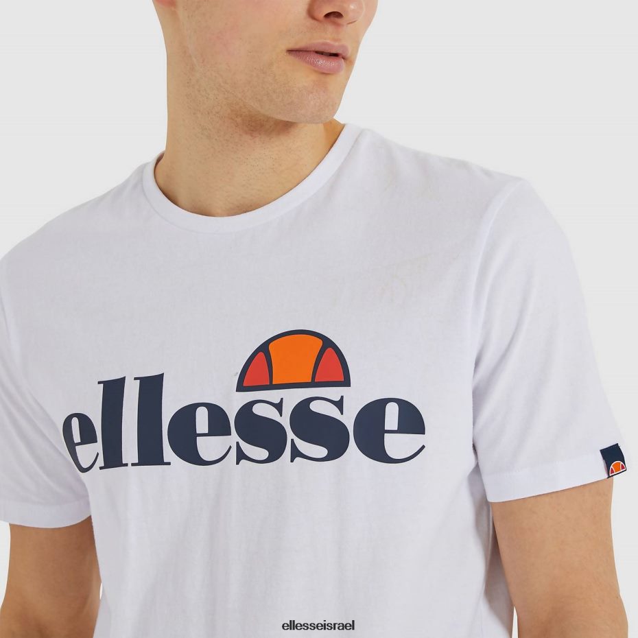 Ellesse הַלבָּשָׁה לבן גברים חולצת טריקו sl prado 8T0ZPV368