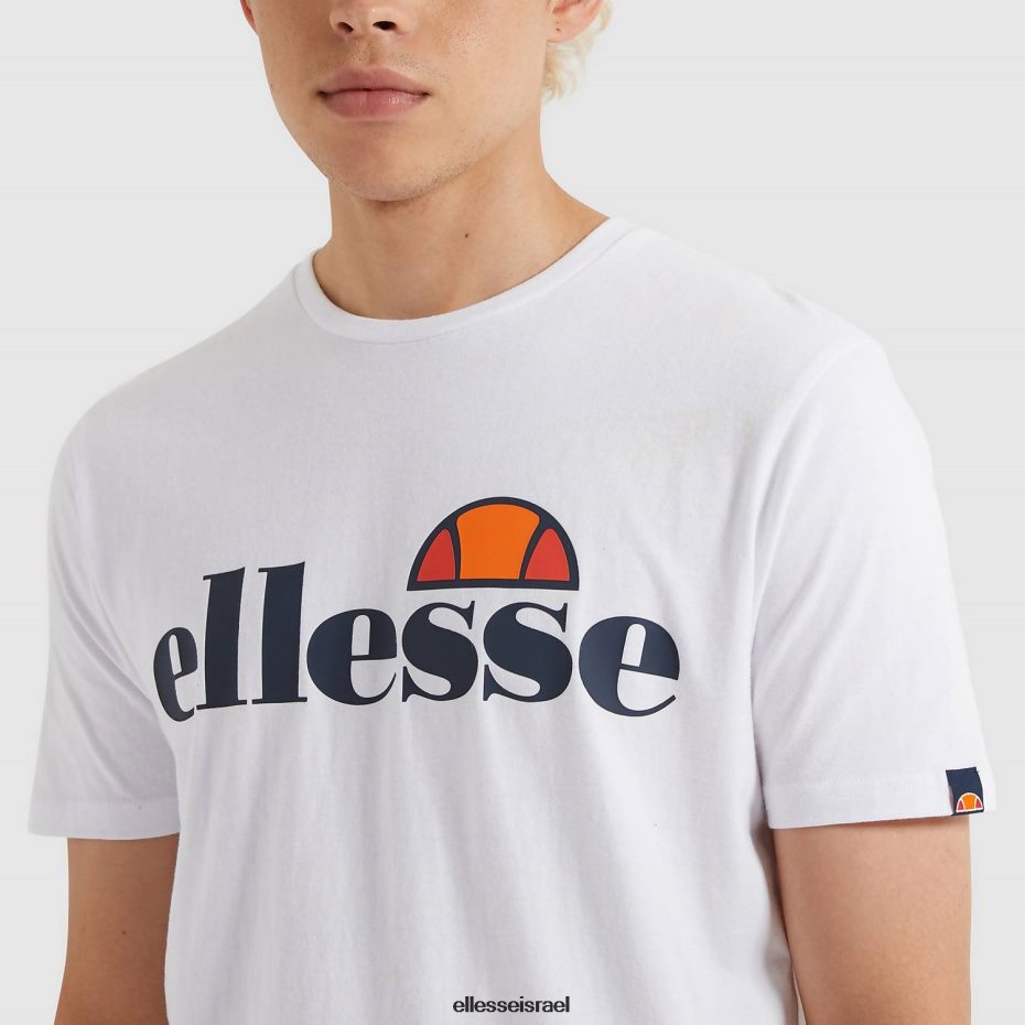 Ellesse הַלבָּשָׁה לבן גברים חולצת טריקו sl prado 8T0ZPV368