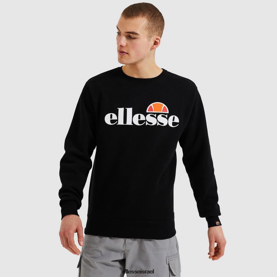 Ellesse הַלבָּשָׁה שָׁחוֹר גברים סווטשירט sl succiso 8T0ZPV292