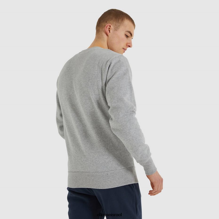 Ellesse הַלבָּשָׁה חוואר אפור גברים סווטשירט sl succiso 8T0ZPV293