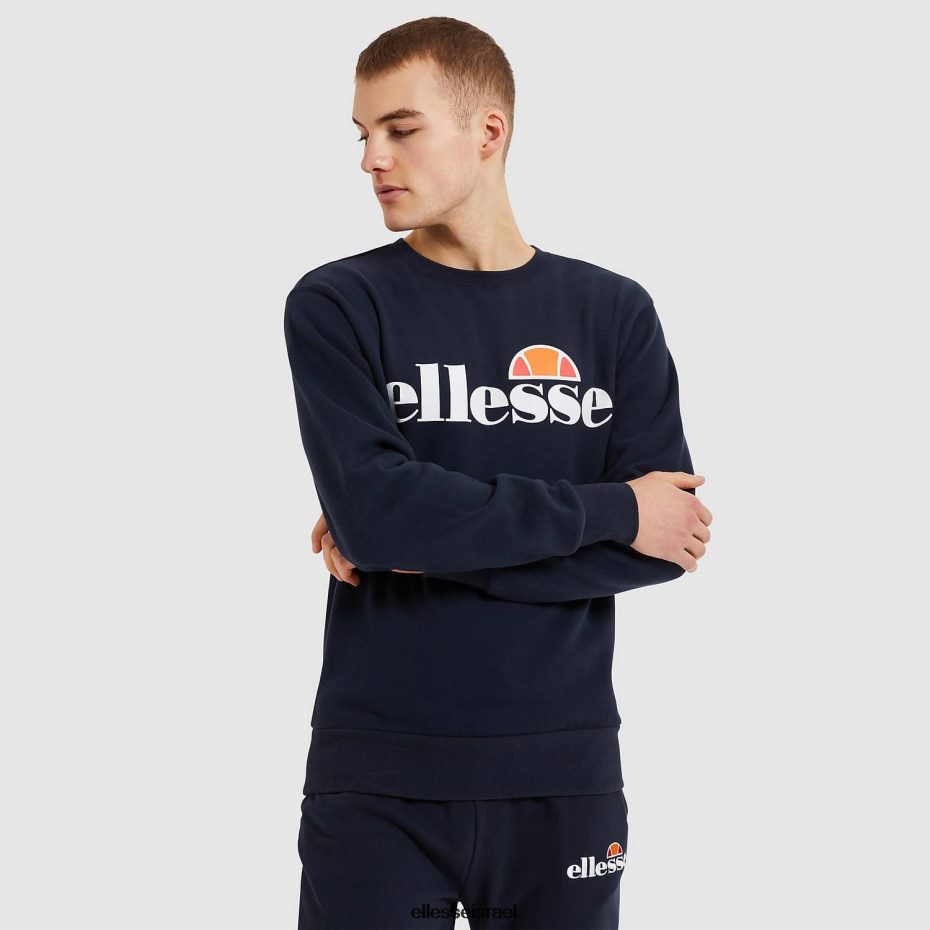 Ellesse הַלבָּשָׁה חיל הים גברים סווטשירט sl succiso 8T0ZPV294