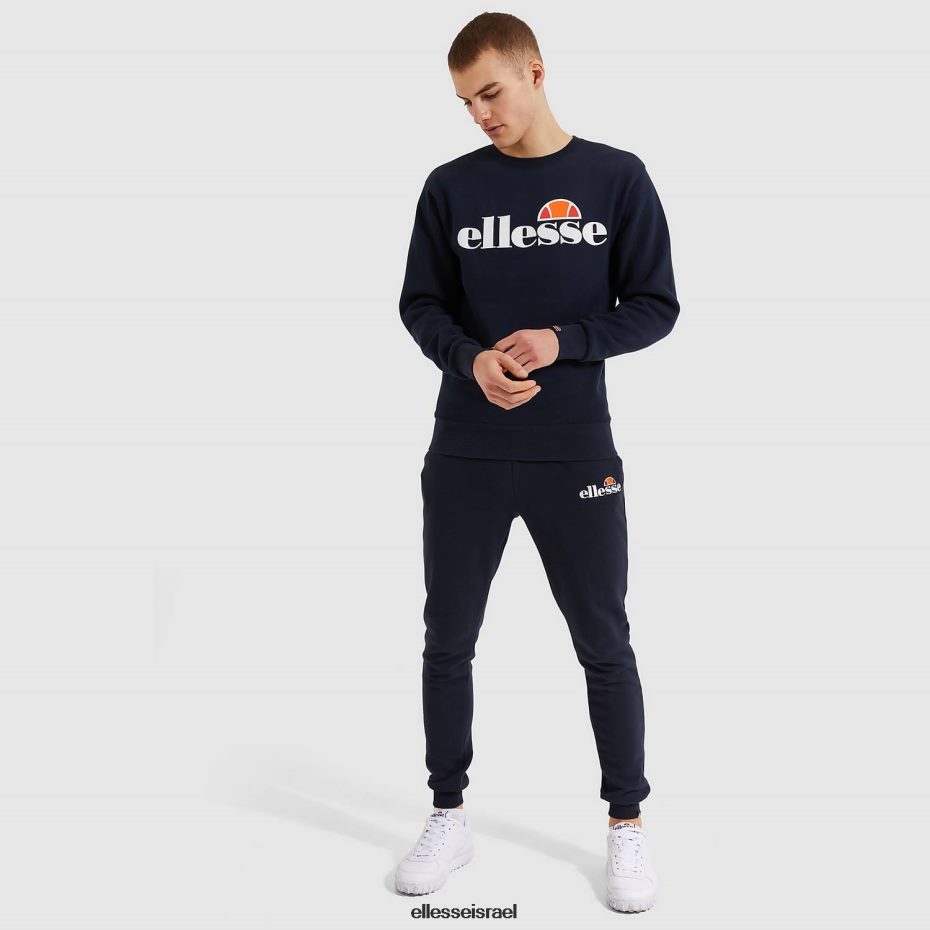 Ellesse הַלבָּשָׁה חיל הים גברים סווטשירט sl succiso 8T0ZPV294
