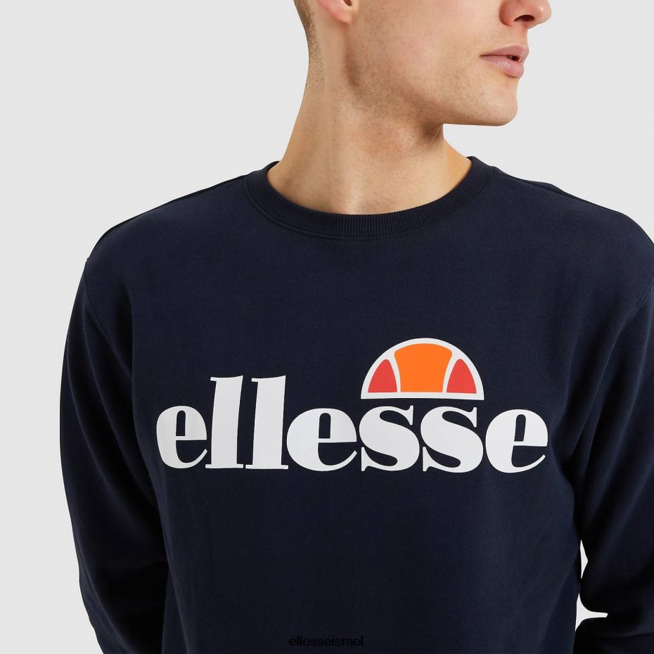 Ellesse הַלבָּשָׁה חיל הים גברים סווטשירט sl succiso 8T0ZPV294